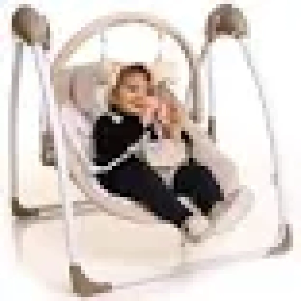 Baby Plus Comfort Otomatik Bebek Salıncağı - Nefes Alabilir Kumaş, Müzik Kutusu ve Peluş Oyuncak ile, 9 kg Kapasite