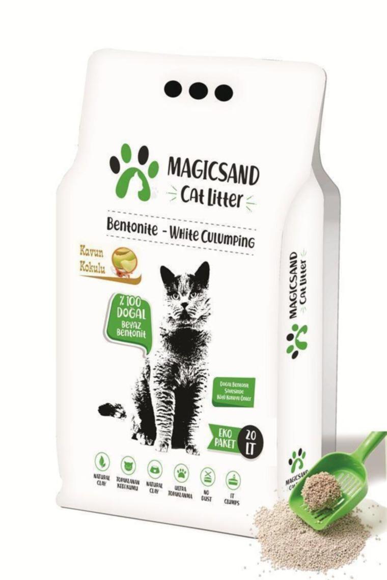 Magicsand Cat Litter İnce Taneli Kavun Kokulu 20 lt Kedi Kumu