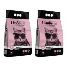 Lindocat Bebek Pudralı Ince Taneli Topaklaşan Kedi Kumu 10 Lt 2 Adet