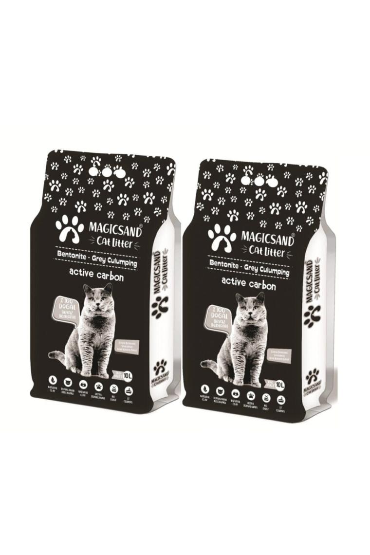Aktif Karbon Kedi Kumu 10lt X 2 Adet