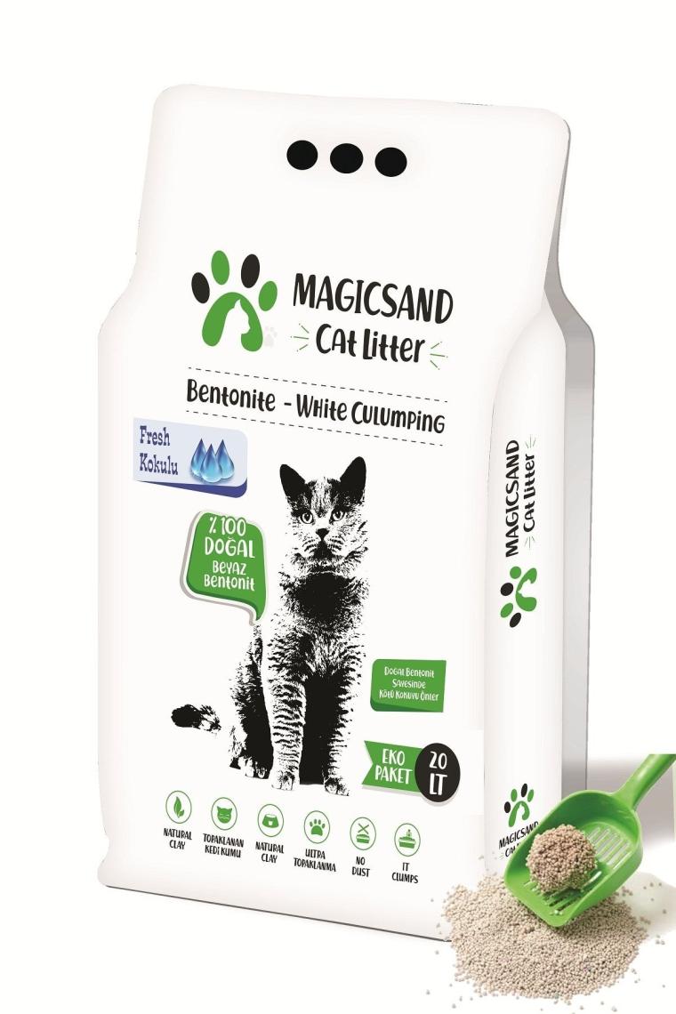 Magicsand Cat Litter İnce Taneli Fresh Kokulu 20 lt Kedi Kumu