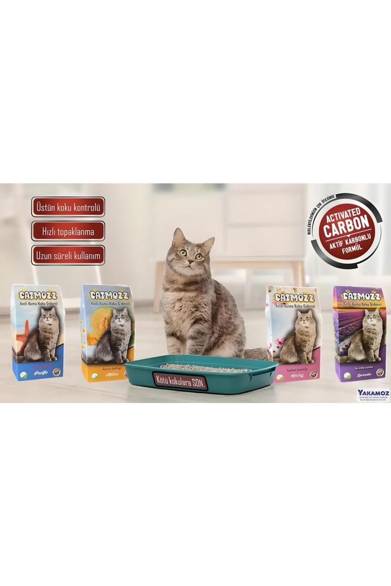 Pacific Aktif Karbon Kedi Kumu Sabunlu Koku Giderici Extra Koku Kontrolü Topaklanma 30 Gr