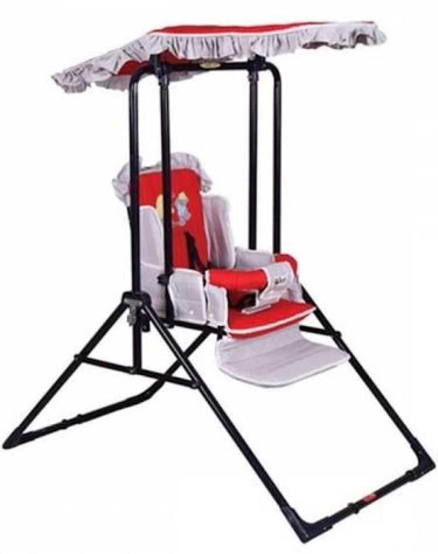 Babyhope Yatarlı Salıncak Kırmızı-Gri