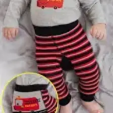 Denokids Itfaiye Erkek Bebek Tayt-Pantolon