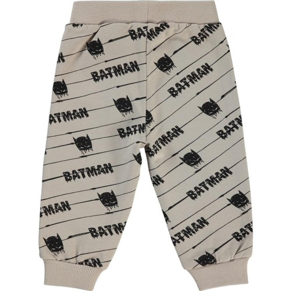 Batman Civil Baby Batman Erkek Bebek Eşofman Altı 6-18 Ay Açık Bej