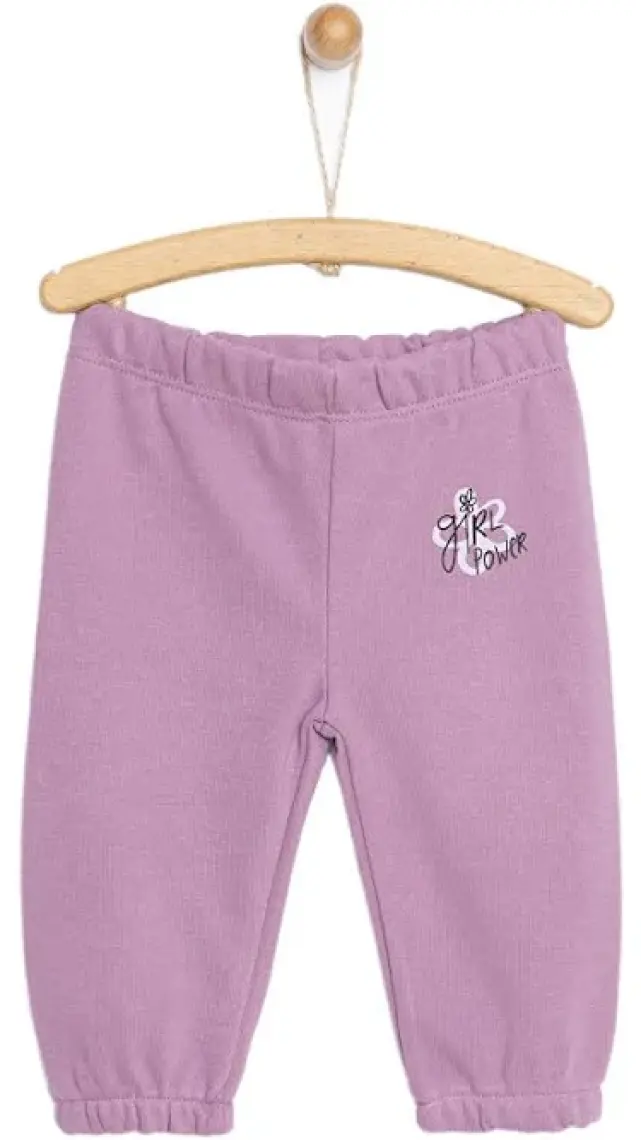HelloBaby Basic Üç Iplik Baskılı Eşofman Alt Kız Bebek