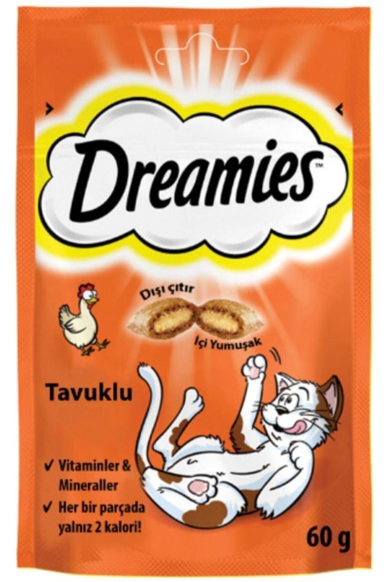 Dreamies Tavuklu 60 gr 24'lü Kedi Ödül Maması