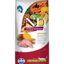 N&amp;D Tropical Selection Tavuk Etli 10 kg Kısırlaştırılmış Yetişkin Kedi Maması