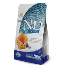 Ocean Tahılsız Ringa Balığı & Balkabaklı Ve Portakallı Yetişkin Kedi Kuru Maması 1.5 Kg