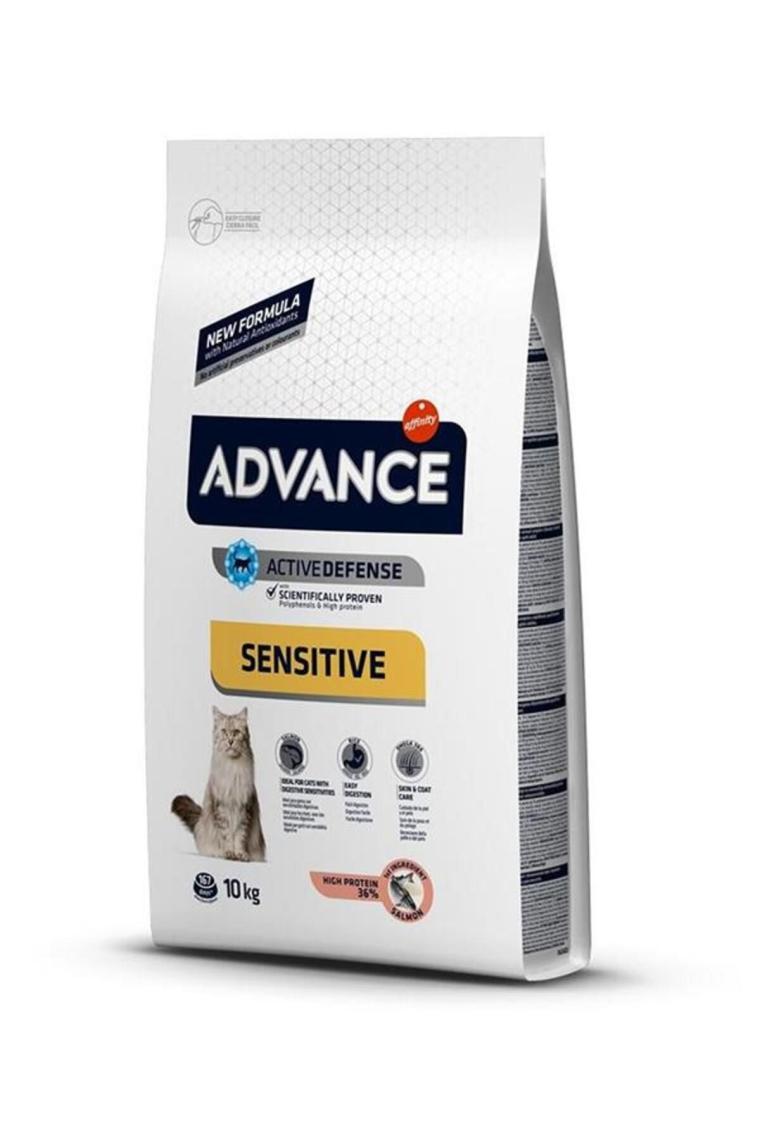 Advance Sensitive Somonlu 10 kg Yetişkin Kedi Maması