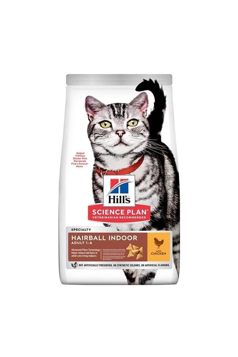 SCIENCE PLAN Tüy Yumağı Kontrolü Tavuklu Yetişkin Kedi Maması 1,5 Kg