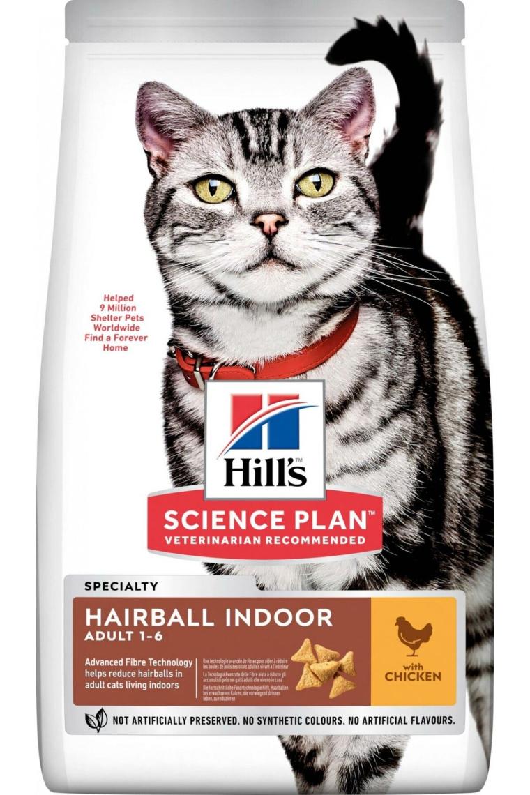 SCIENCE PLAN Tüy Yumağı Kontrolü Tavuklu Yetişkin Kedi Maması 1,5 Kg