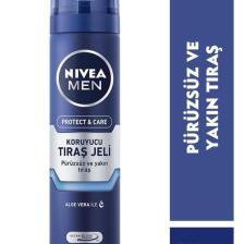 Men Protect&Care Tıraş Jeli 200 ml Kuru Ciltler İçin Pürüzsüz Tıraş