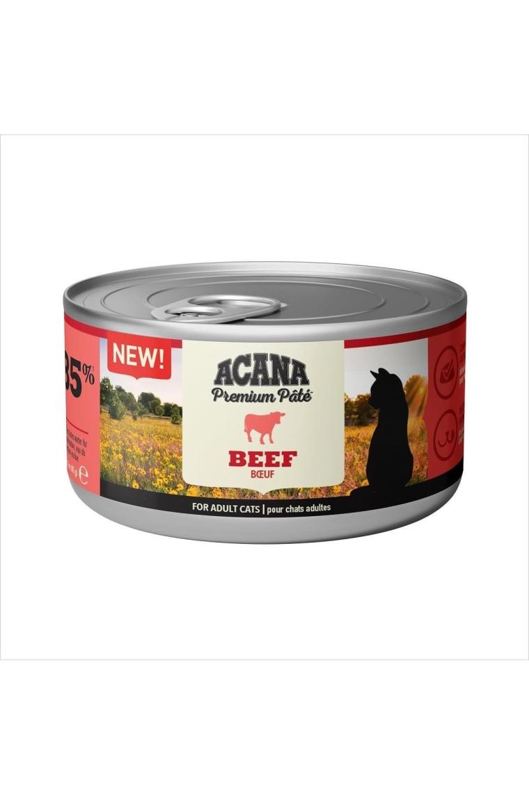 Acana Premium Ezme Sığır Etli 85 gr Yetişkin Konserve Kedi Maması