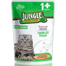 Jungle Pouch Jöleli 100 gr Yetişkin Kedi Konservesi