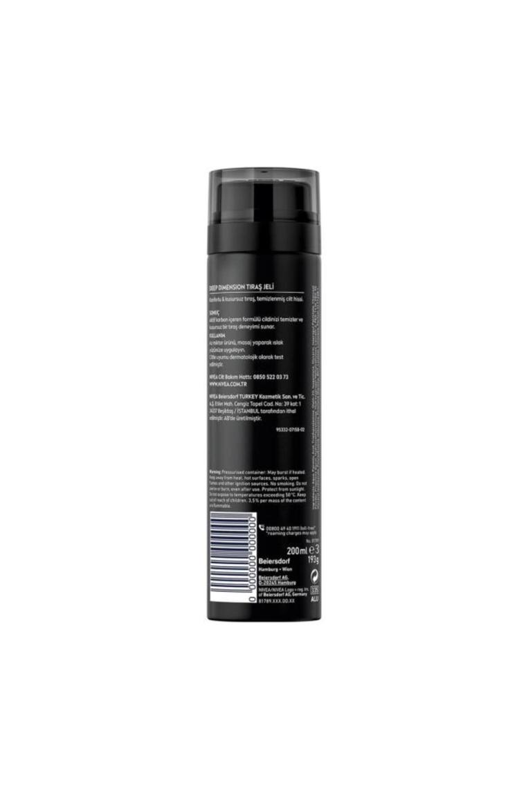 Men Deep Dimension Tıraş Jeli 200ml, Kusursuz Tıraş