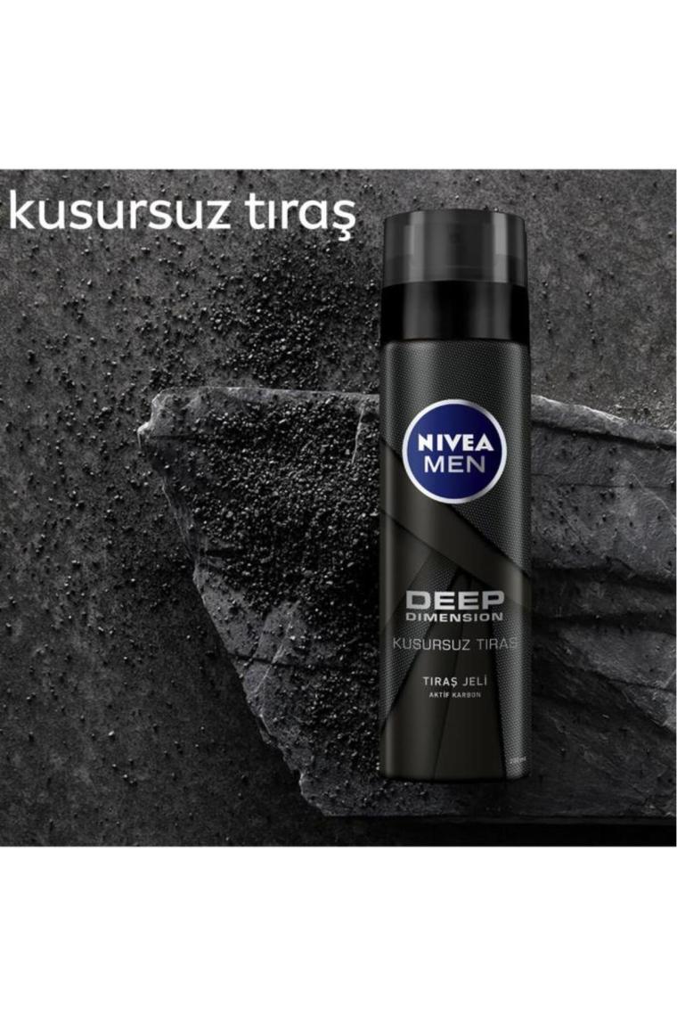 Men Deep Dimension Tıraş Jeli 200ml, Kusursuz Tıraş