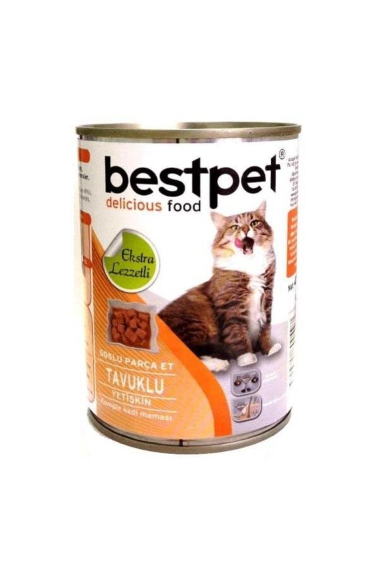 Bestpet Tavuk Etli 400 gr Yetişkin Konserve Kedi Maması