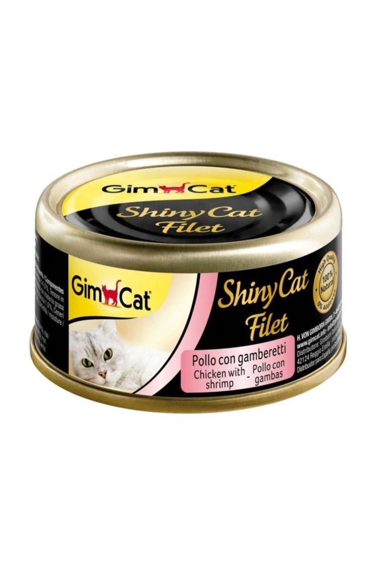 Gimcat Shinycat Kıyılmış Fileto 70 gr Yetişkin Kedi Konservesi