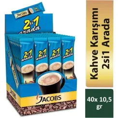 Jacobs 2'si 1 Arada Kahve 40x10.5 gr