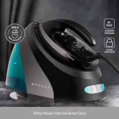 Jetsteam 1166h Buhar Kazanlı Ütü Mavi Siyah