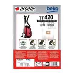 Arçelik S 4240 Elektrikli Süpürge Torbası (20 Adet)